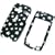 PCMICROSTORE Brand Pantech Duo C810 Black Stars Design Snap-On Case Cover with Removable Swivel Belt Clip