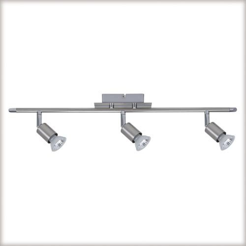 TIP 66365 Spotlights Georgia Balken 3x50W GU10 Eisen geb&uuml;rstet 230V Metall