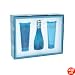 Cool Water By Davidoff For Women. Set-edt Spray 3.4 Ounces & Body Lotion 2.5 Ounces & Shower Gel 2.5 Ounces