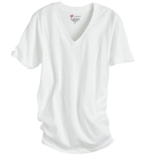Hanes Classic V-Neck T Shirt (3-Pack)