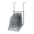 Fellowes 75904 Mesh Partition Additions Step File, Six 1 Compartments, Black