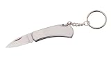 Couteau porte-clé argenté 8,5cm. Pliant de poche