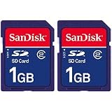 SanDisk 1 GB Secure Digital SD Card - 2 PACK