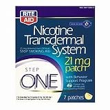 Rite Aid Nicotine Transdermal System, Step 1, Stop Smoking Aid 7 ea