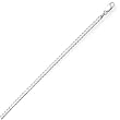 Sterling Silver Curb Link Chain 080 (3mm) 24"