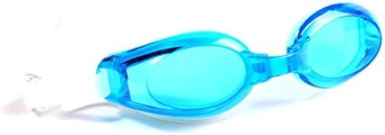 Little Cherry Swimming Goggles No Leaking Anti Fog UV Protection Clear Lens,Easy Adjustable Soft Swim Eyewear for adult with Case (Blue)