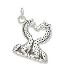 Heart Shaped Giraffes Charm