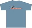 NOW IT'S OVERHEAD - Star - Blue T-shirt