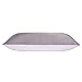OOSILK Mulberry Silk Pillowcase with Hidden Zipper, Cotton Underside,Queen(20in x 30in),Silver Grey,1pc
