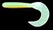 DAM Effzett Power Twister Fire Shark handpainted 9,0cm