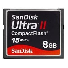 Sandisk Compact Flash Speicherkarte 8192 MB Ultra II (Lose Verpackt)