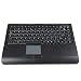 88-Key Wireless Mini Multimedia Keyboard w/Touchpad (Black)