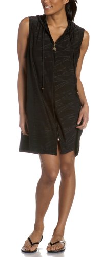 Dotti Women's New Wave Sleeveless Zip Front Hoodie with Side Pockets