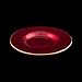 Kabbalah Bread & Butter Plate, Deep Red w Gold Rim - 6 Pack