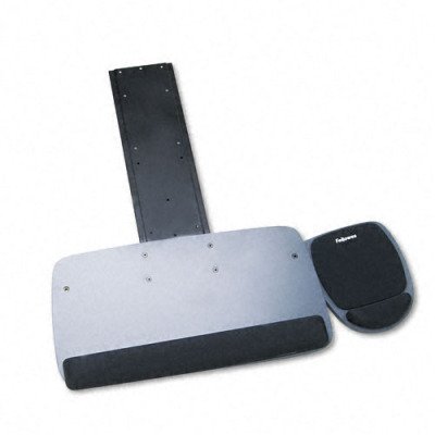 FEL93841 - Underdesk Fully Adjustable Keyboard Platform Mouse Tray