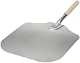 Kitchen Supply 14-Inch x 16-Inch Aluminum Pizza Peel with Wood Handle