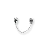 31KmD2zxanL. SL160  Security Chain with Heart Charms in Sterling Silver for Reflections, Expression, Kera, Pandora and SilveRado Bracelets & Necklaces