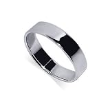 Nickel Free Sterling Silver Polished Finish 6mm Mens Band Plain Stunning Ring Size 5, 6, 7, 8, 9, 10, 11, 12