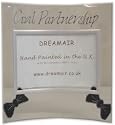 Civil Partnership Gift Two Bows Photo Frame Landscape