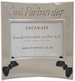 Review Dreamair  / Civil Partnership Gift Two Bows Photo Frame Landscape
