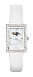 Baltimore Ravens Ladies Allure Watch White Leather Strap