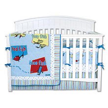 Dr. Seuss One Fish Two Fish 4 Piece Bedding Set