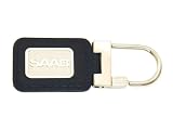 Saab Black Leather Key Fob