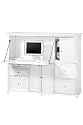 Hmptn Bay Three Drwr Offc Counter Five drawer White