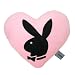 Kitchen & Housewares : Playboy Pink / Black Heart Shaped Cushion