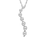 Diamond Journey Pendant 1/3 Carat (ctw) 14K White Gold (3/4 inch)