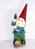 Outdoor Living : Garden Gnome: Large Standing Gnome With Axe