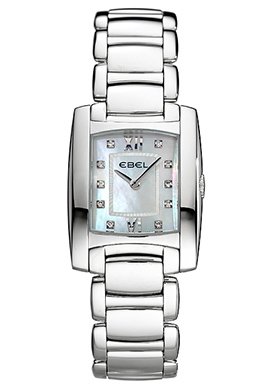 Ebel 9976M23-98500 Brasilia White Mother-of-Pearl Dial Stainless Steel Women's Watch