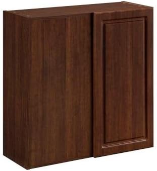 Heartland Cabinetry Ready to Assemble 30x29.8x12.5 in. Wall Blind Corner Cabinet with 6 in. Filler in Cherry