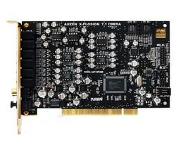 Auzen X-Plosion 7.1 Cinema - Sound card - 24-bit - 96 kHz - 7.1 - PCI - CMI-8770