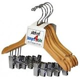 Kid's Hanger Clips - Set of 5 (Natural) (9H x 11.5W x .5D)
