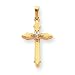 14k Cross with Diamond Pendant