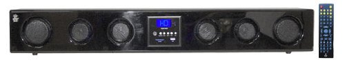 Pyle PSBV400 Price ∣ ⊳ Greatest Buy PYLE PSBV400 6 Way 300 Watt Multi Source Wall Mounted Sound Bar with USB, SD, MP3, FM Tuner and SRS 3D Technology