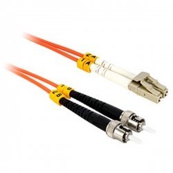 3 meter Orange Duplex Fiber Optic Cable With LC-S