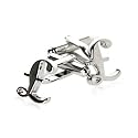 Novelty Pound Symbol Silver Cufflinks with Presentation Box