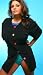 Buttons Plus Size Short Sleeved Terry Cover Up by Water Water Everywear - Women