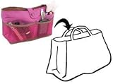 Novago --Petit organisateur de sac, pochette/sac de rangement intérieur pour sac à main couleur rose violet (existe aussi en plusieurs versions dans notre boutique)