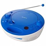 Sony CD Boombox with Digital AM/FM Tuner (Blue)