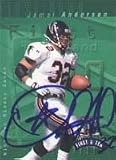Jamal Anderson, Atlanta Falcons, 1997 Playoff First and Ten Autographed Card