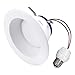 Cree Lighting CLLDR61100L27KB1 6" LED Downlight, 1100L, 2700K, 120V, E26 Base, 90+ CRI