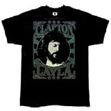 Buy Eric Clapton 'Layla' black t-shirt by WEA