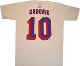 New York Rangers Marian Gaborik Reebok White T Shirt