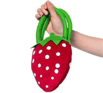 Strawberry Purse Costume Accessory - One Size