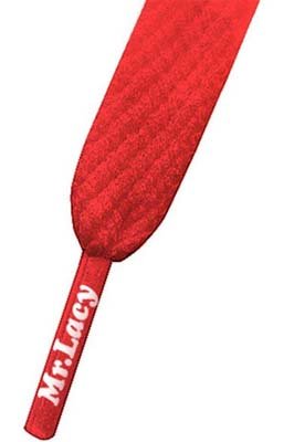 Mr Lacy Flatties Laces - Red