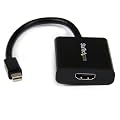 StarTech.com MDP2HDS 1920x1200 Mini DisplayPort Male to HDMI Female Active Adapter Audio Converter (Black)