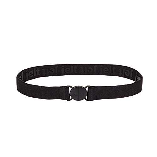 Jelt Unisex Flexible Elastic Grippy Gel Belt : Black